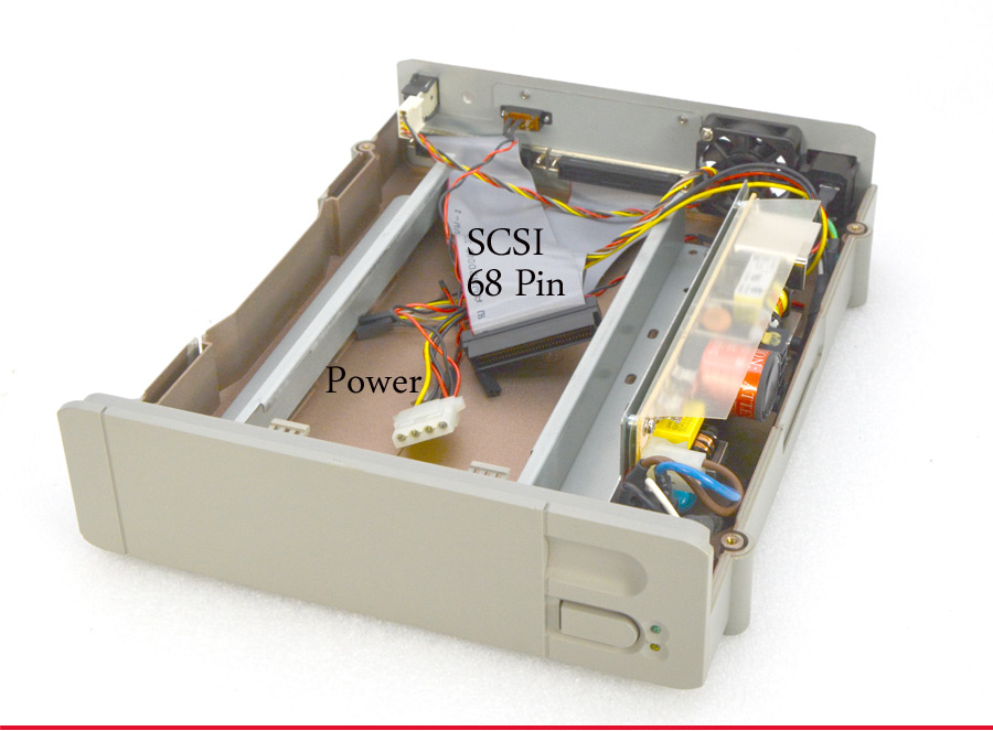 SCSI CASE WITH FAN SCSI CASE EXTERNAL FOR SCSI 68 PIN HARD DRIVE HDD O382 eBay