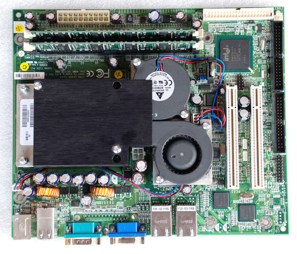 MINI SERVER FLEX ATX MOTHERBOARD TYAN S2098 MIT INTEL CPU 2GHz 2x LAN