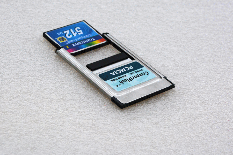 ADAPTER ADAPTER PCMCIA TYPE I / II ON CF CARD COMPACT FLASH CARD CF