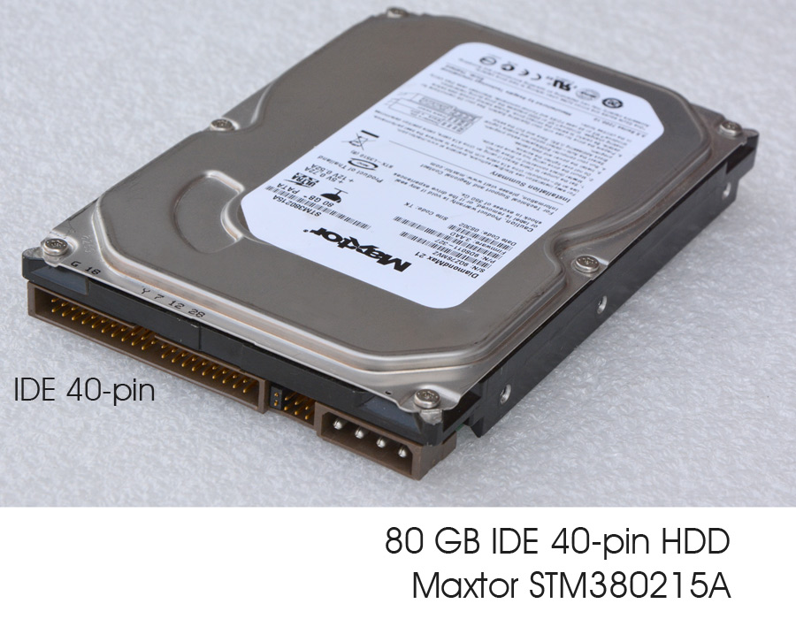 80 GB IDE FAST HARD DRIVE HDD MAXTOR STM380215A 3,5" 8,89 CM 7200 U/M ...