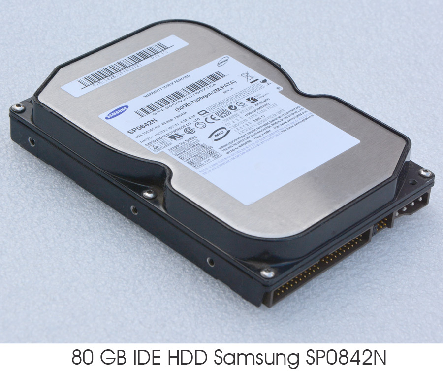 3,5" 8,89 CM 80 GB 80GB IDE HARD DRIVE HDD SAMSUNG SP0842N QUICK 7200U ...