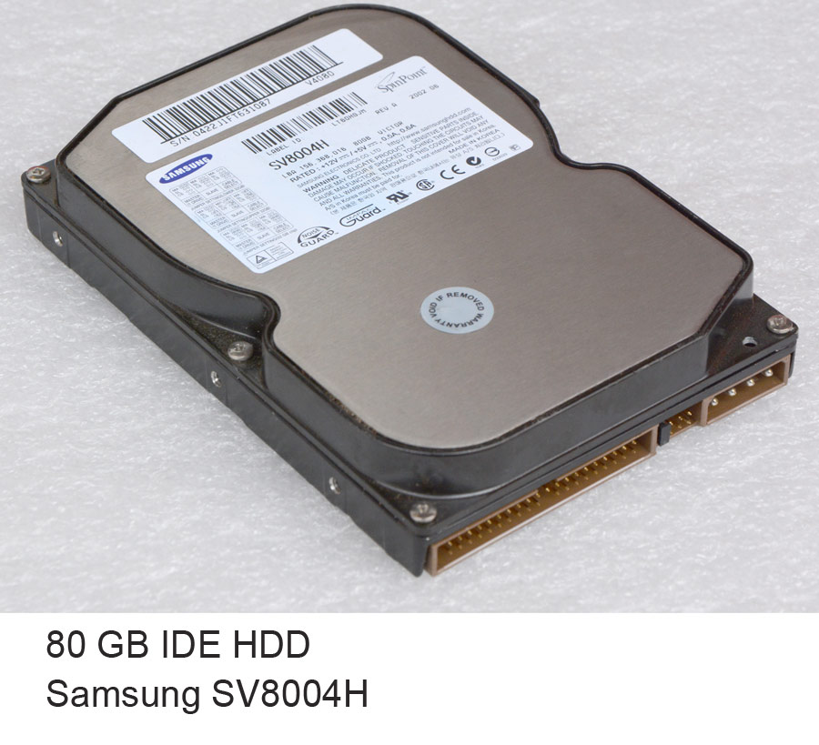 3,5" 3 1/2in FAST 80GB IDE HARD DRIVE HDD HARD DRIVE SAMSUNG SV8004H ...