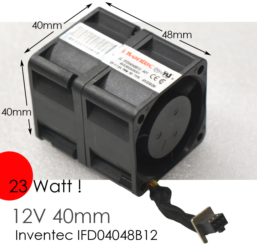 Ventola NIDEC TA150DC Da 40 Mm – 12V, 18 DB, Per Server E Dispositivi Compatti