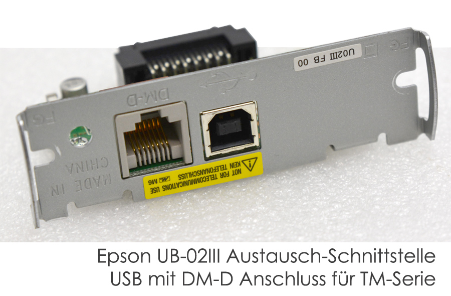 Epson USB Interface U02III For TM-H5000 H6000 J7000 J7100 J7500 TM-T88III E88 | eBay
