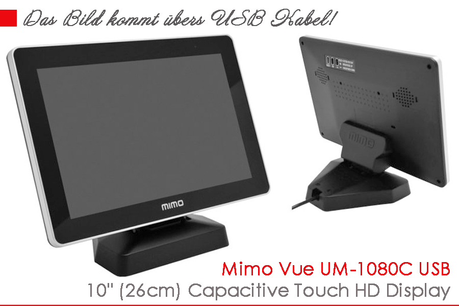 モニタ Mimo Display UM-1080C-OF Capacitive Touch LCD Display, Open Frame, 1280 x 800, Pcap Touch, Wide Viewing Angle, 10.1