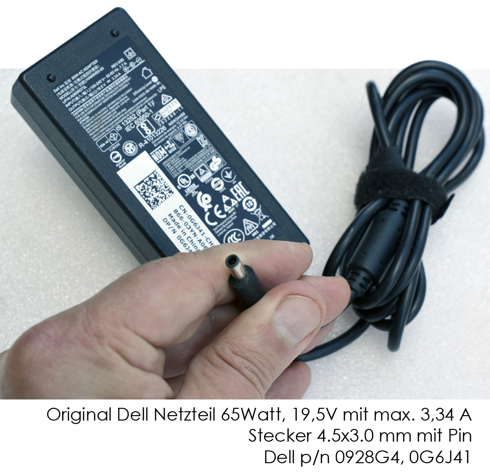 Alimentatore Originale Dell 65W Per OptiPlex 3020, 3040, 3046, 3050 Micro – 19.5V 3.34A