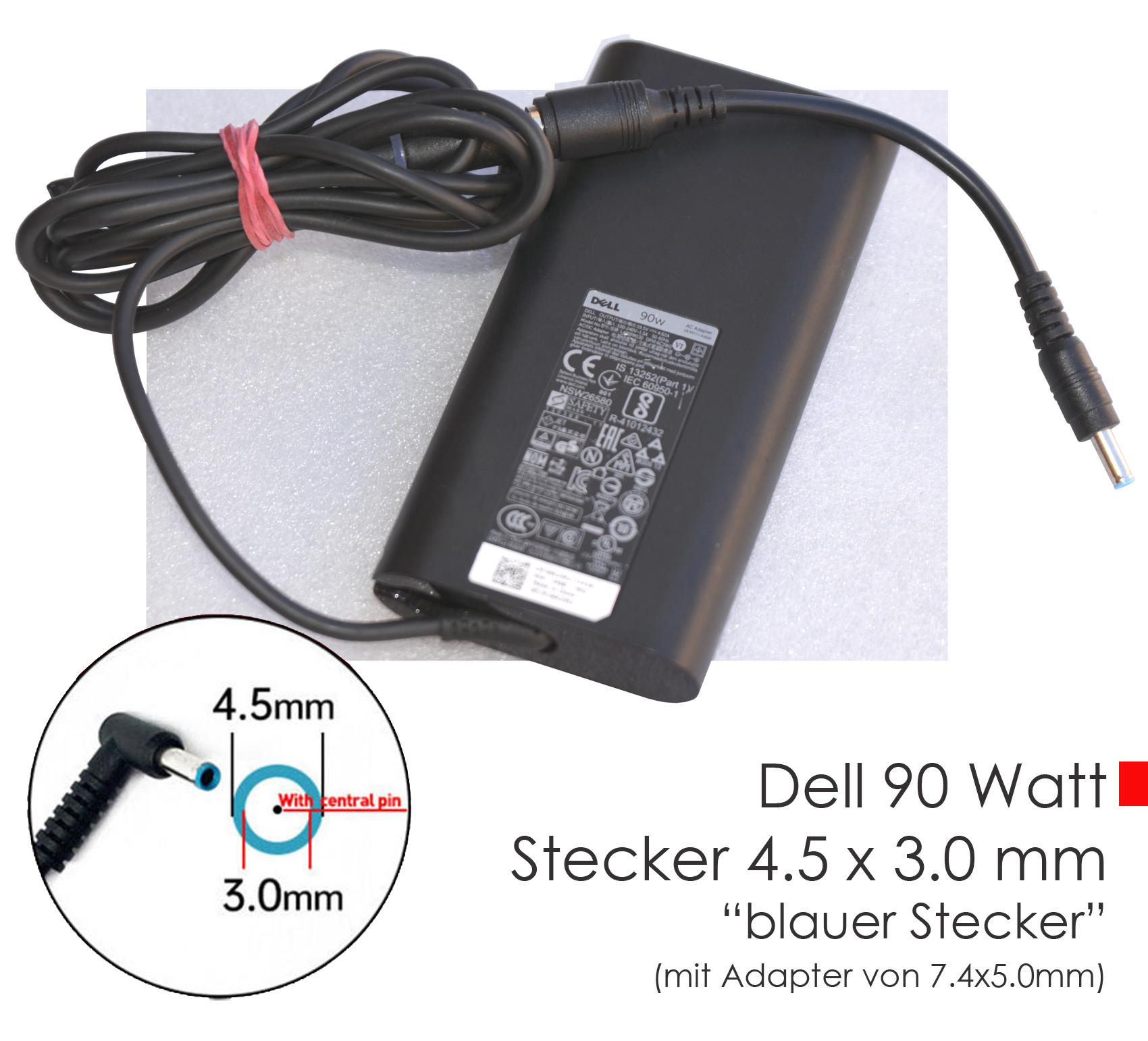 Adaptateur Secteur Wyse 12V 4,58A (60W) Pour PC Portable V90 / V90L / TC7 - Occasion