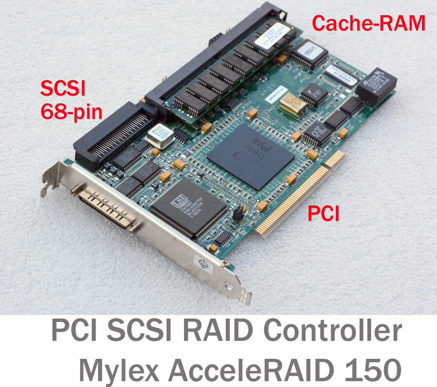 Contrôleur RAID SCSI MYLEX Acceleraid DAC960PRL – Modèle 150, PCI