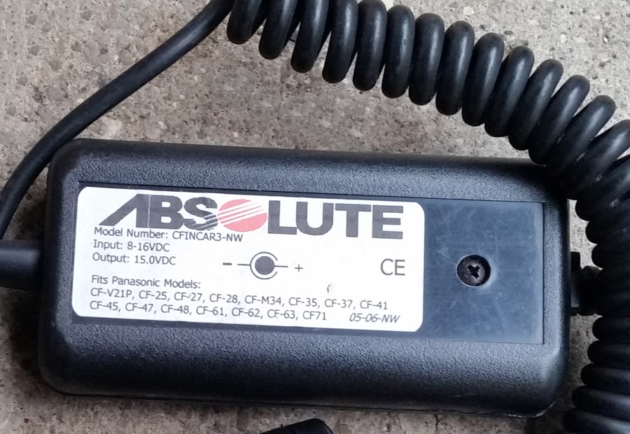 Alimentatore Auto Panasonic Per Toughbook CF-27, CF-25, CF-V21P, CF-28 – Usato