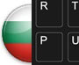  Keyboard sticker Bulgarian black IBM 