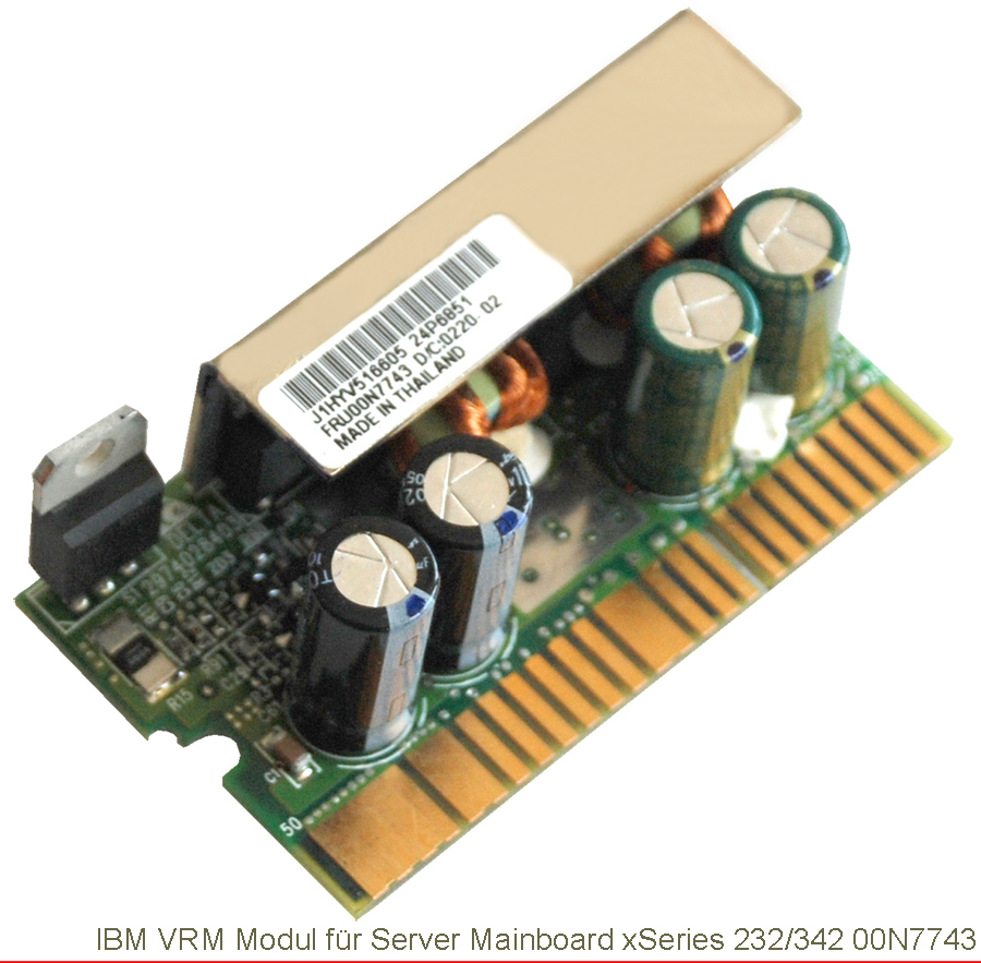 Voltage Module Vrm Module IBM Server Motherboard Xseries 232 00N7743 L